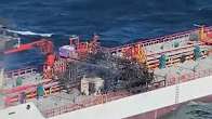 Drone Strike Sets Cargo Ship Ablaze off Romania; Seven Crew Members Missing