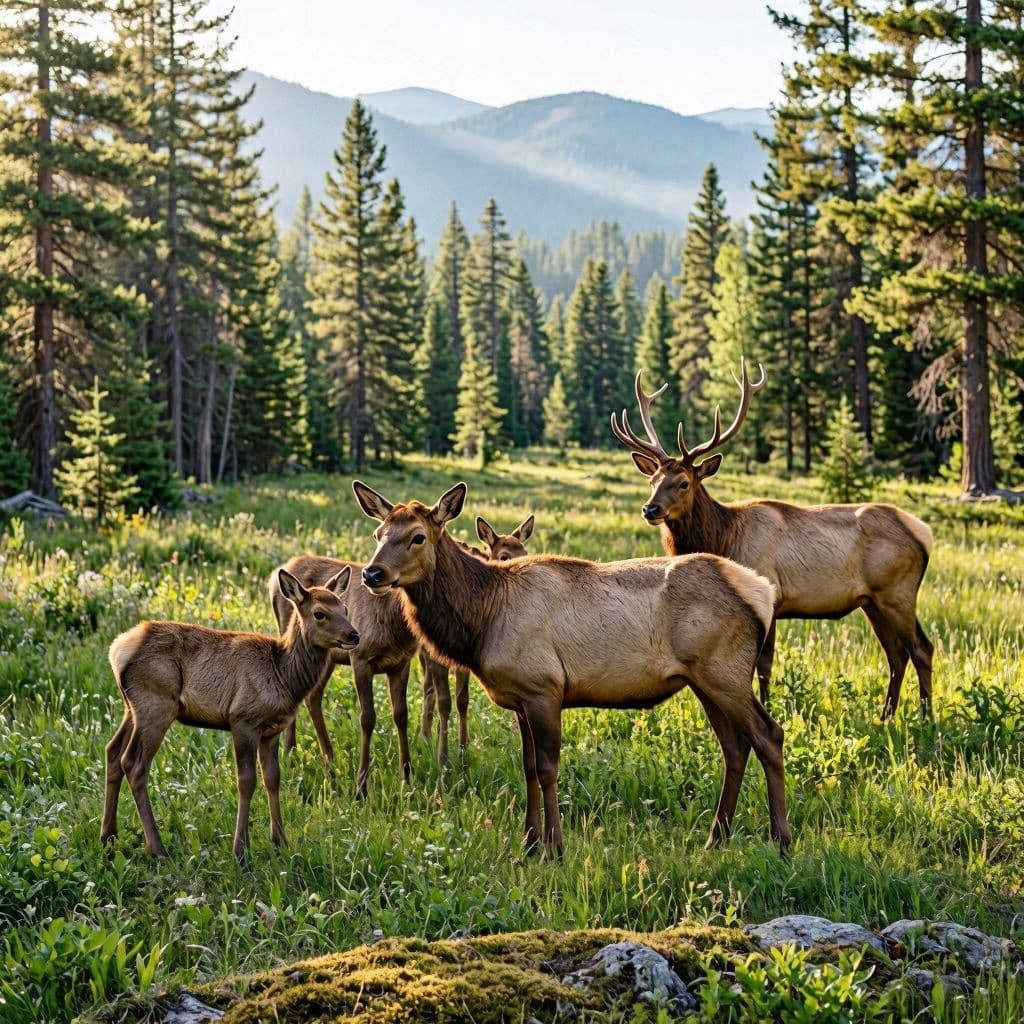 A New Generation of Elk Emerges as Nature Continues Its Quiet Renewal