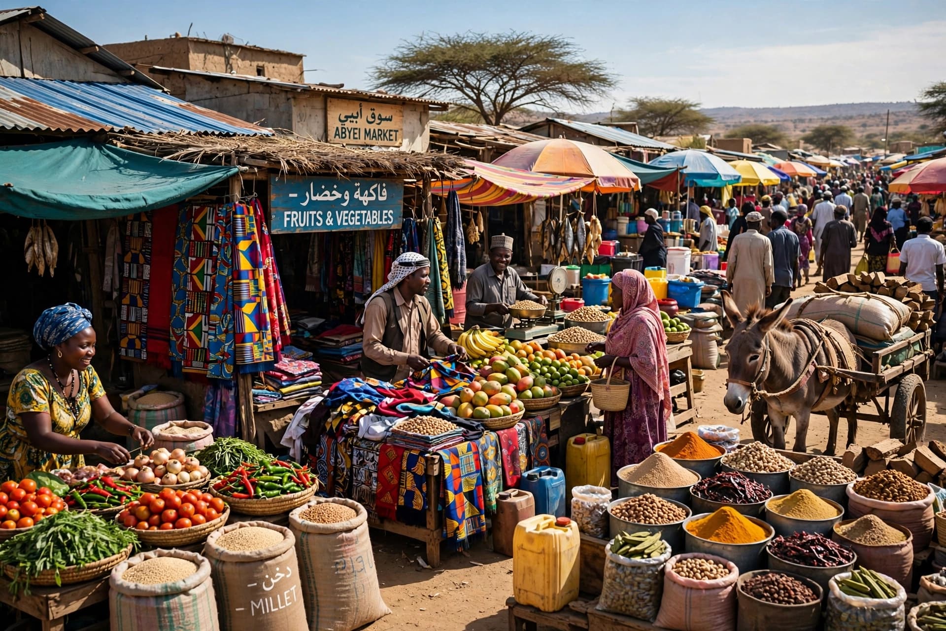 A fuel depot, a market, and a morning of fire.
