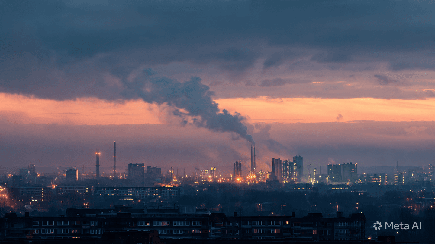 When The Industrial Horizon Glows With Unwanted Light: A Night Of Reflection In Monterrey Skies