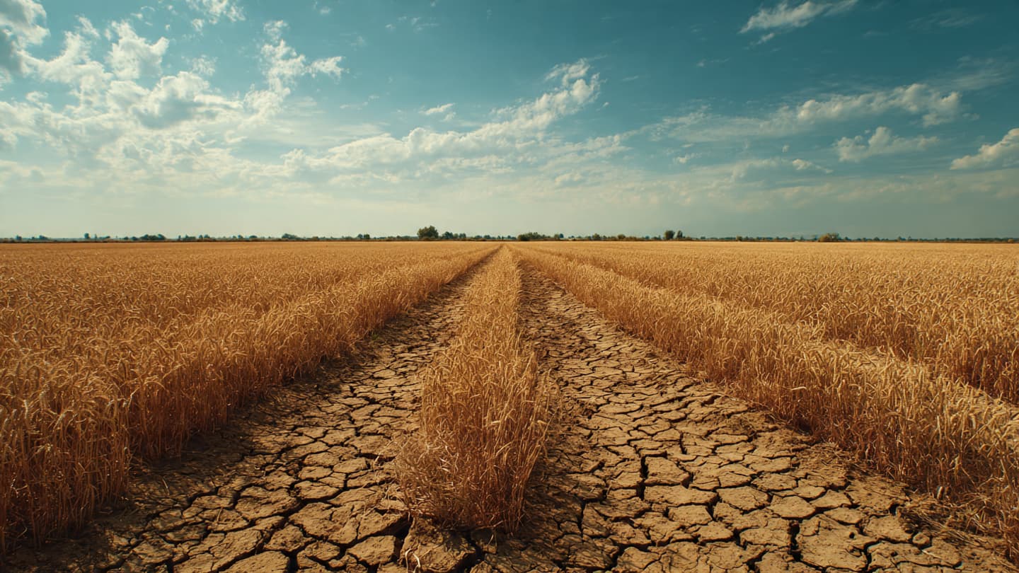 When Fields Wait for Rain That Does Not Arrive