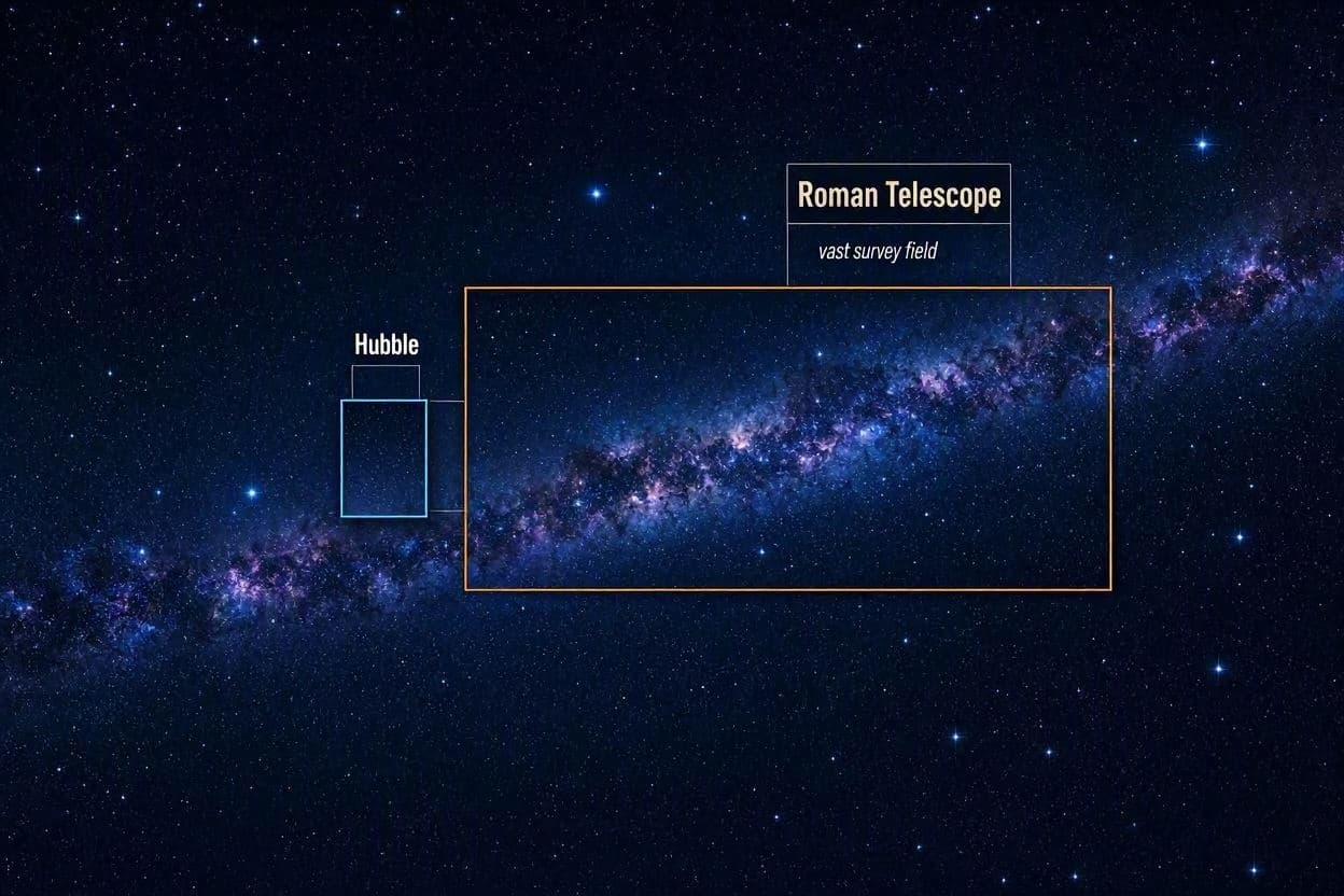 A Wider Gaze: How the Roman Telescope Redefines Cosmic Vision