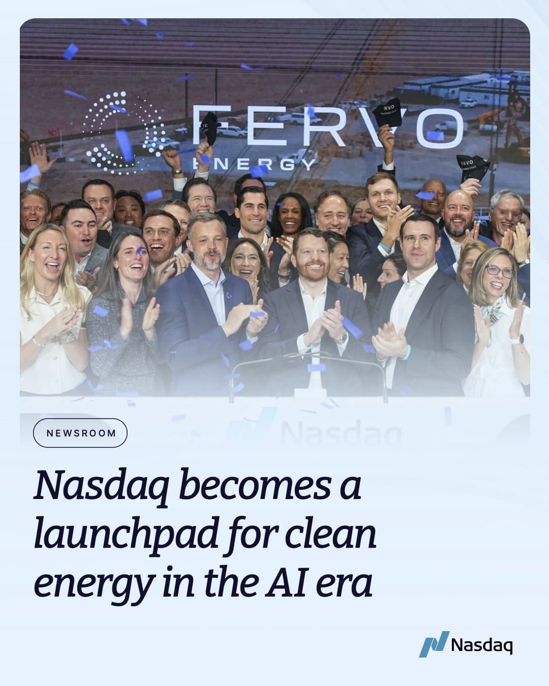 Nasdaq Highlights Energy Innovation as Clean Power Companies Expand Public Listings