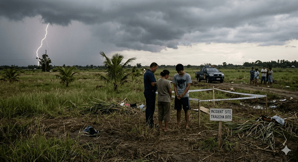 Mother Killed by Lightning Strike While Shielding Her Child in Open Field