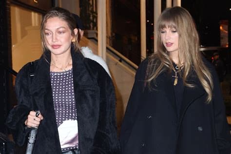 Gigi Hadid rides with Taylor Swift’s best friend Ashley Avignone ahead of rehearsal dinner at MSG