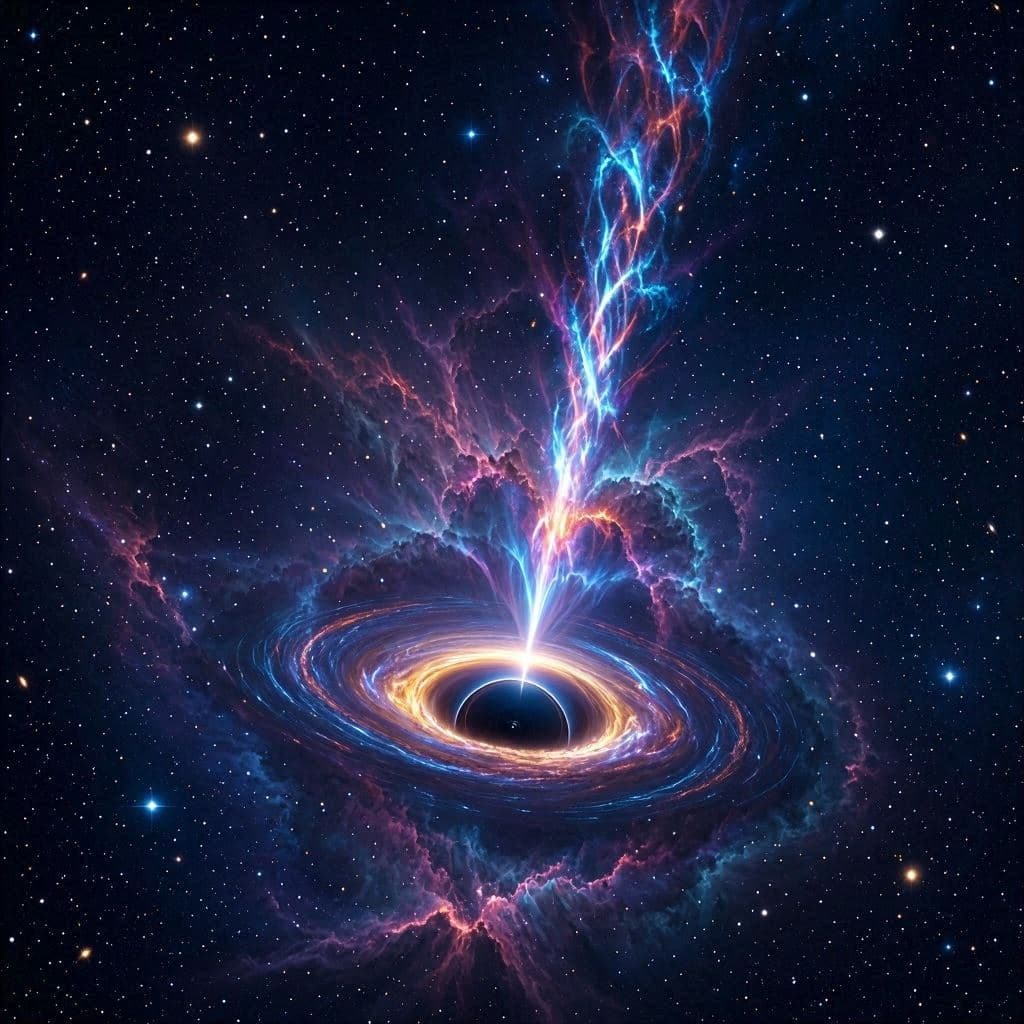 Cosmic Indigestion: How Black Holes Expel Gas