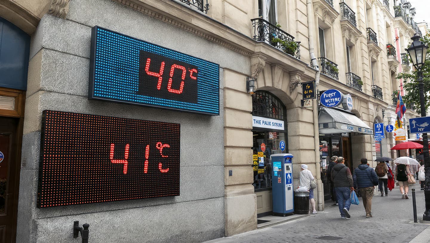 France Records Historic June Temperature During Heat Emergency
