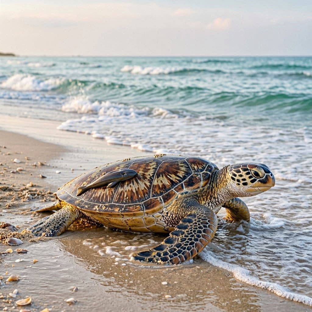 An Unusual Hitchhiker: The Turtle and the Remora