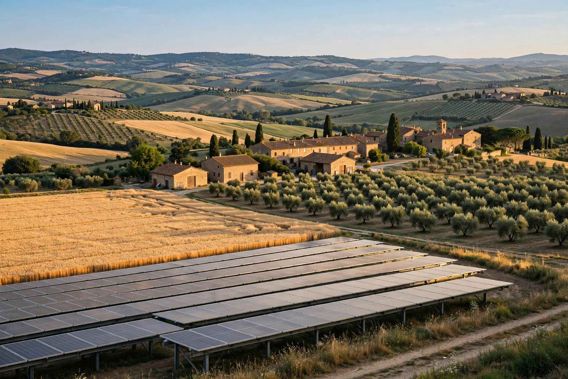 Italy’s Renewable Energy Transition Moves Forward Through Sunlight, Wind, and Difficult Infrastructure Choices