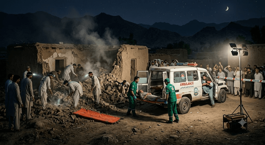 Tragedy in Peshawar: Woman Killed, 6 Injured in Suspected Late-Night Drone Strike