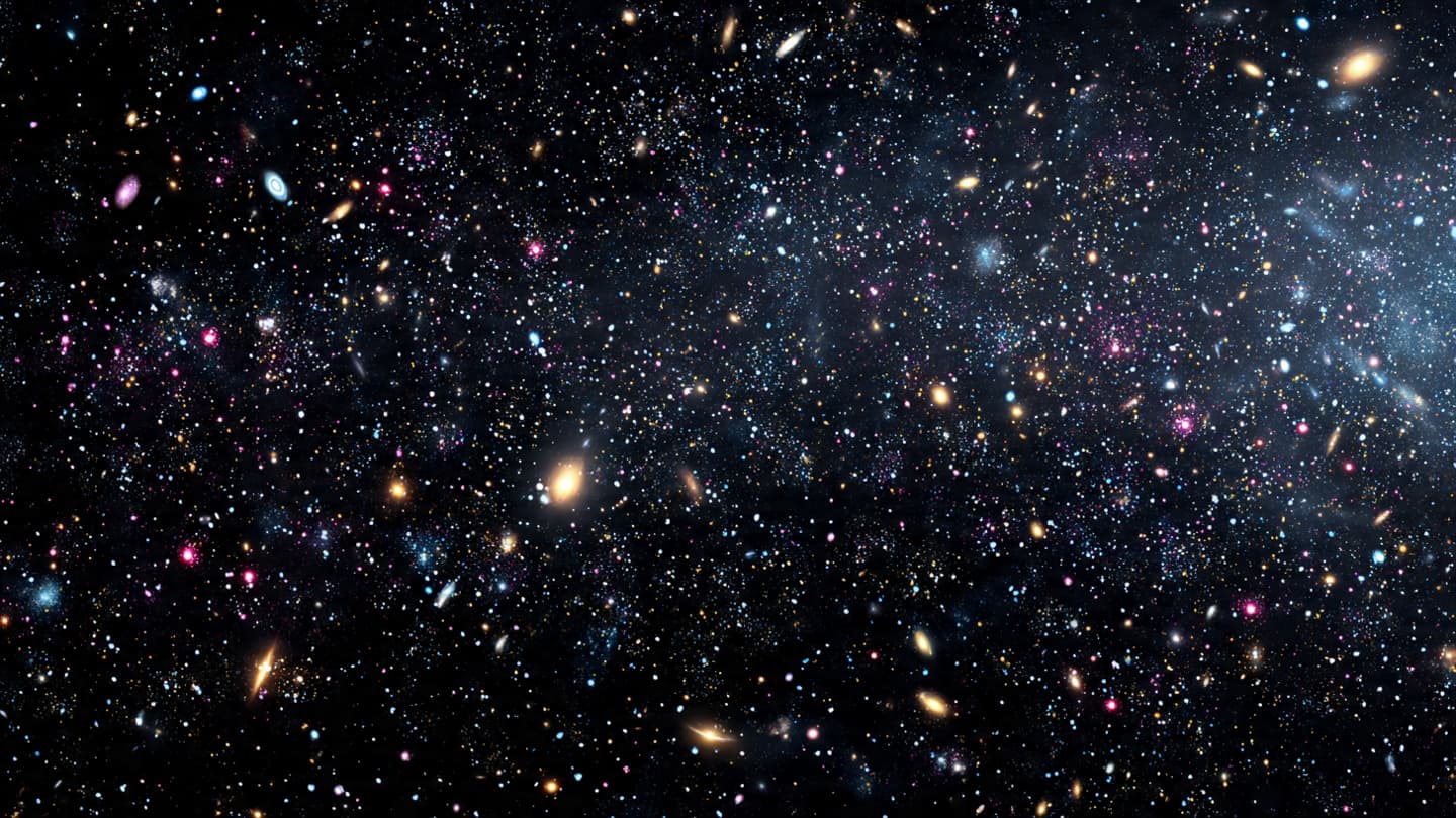 A Sea of Galaxies Reveals the Universe's Quiet Grandeur
