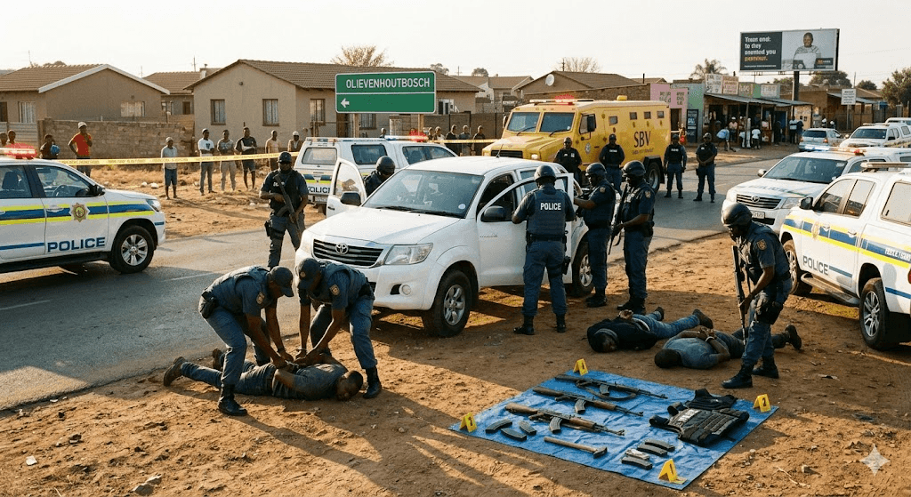 Pretoria CIT Plot Foiled: Three Suspects Arrested in High-Stakes Olievenhoutbosch Takedown