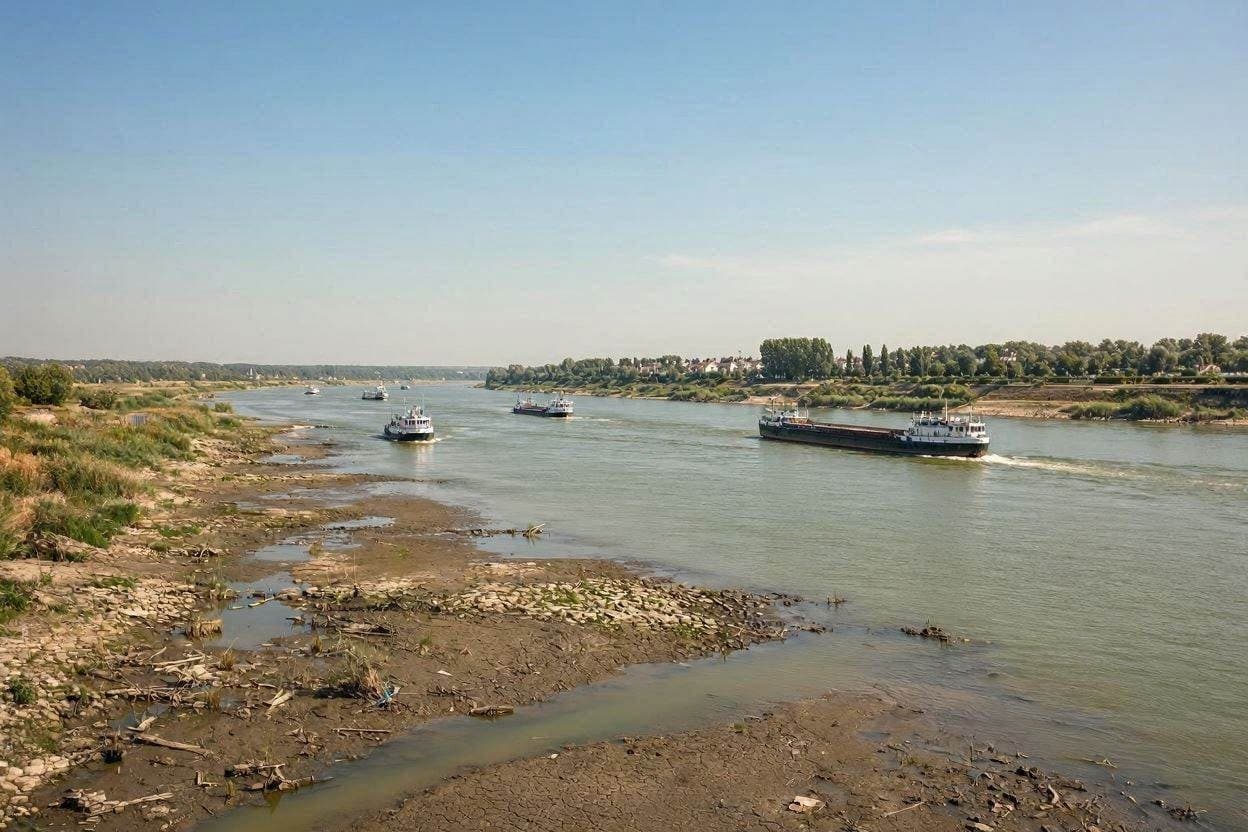 When a Great River Shrinks, Central Europe Faces a Warning From Nature
