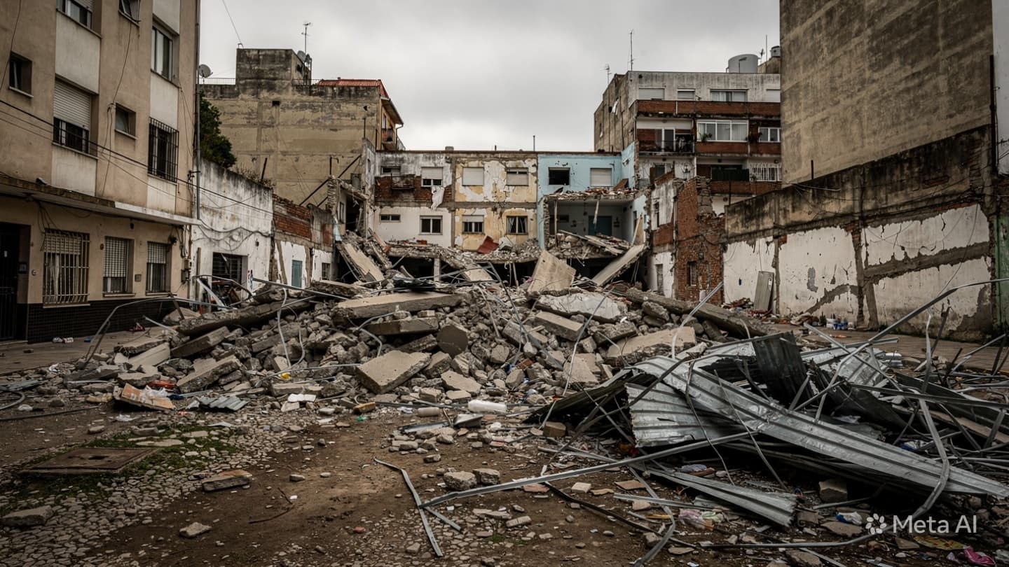 Structural Collapse in Rosario: One Resident Confirmed Dead After Apartment Building Section Gives Way Today