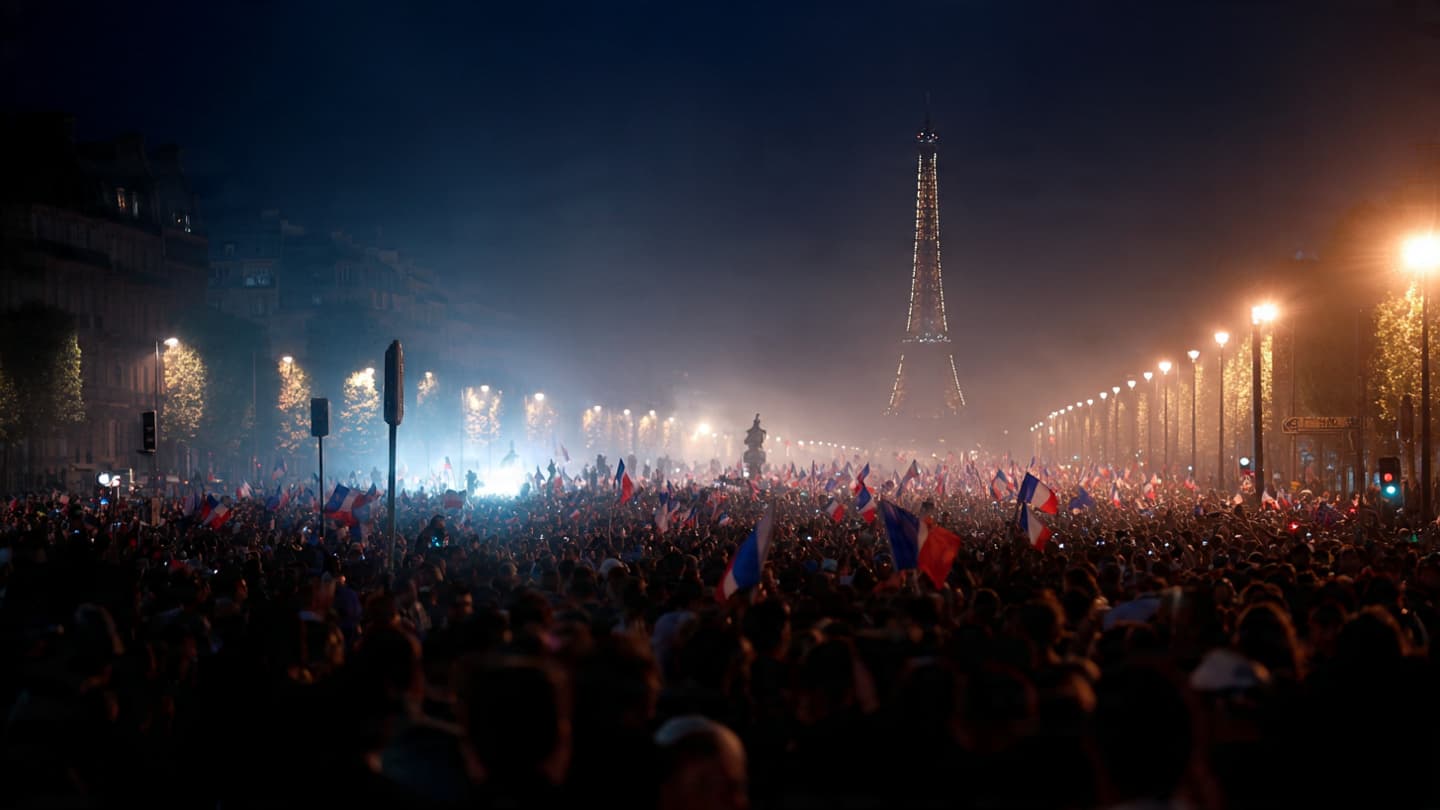 Celebration Filled the Streets Before Disorder Changed the Night
