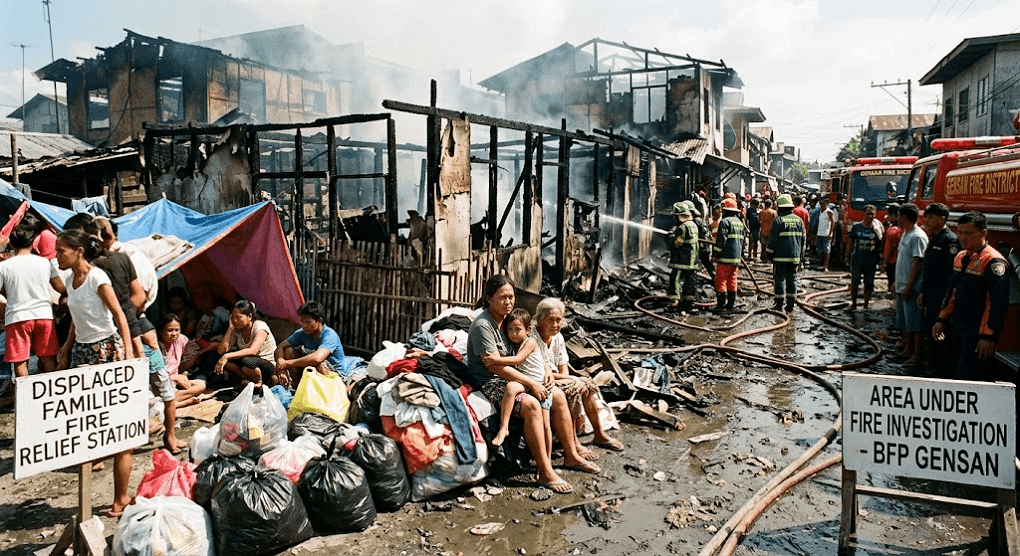 Dual Fires Strike Mindanao: Over 12 Families Displaced in General Santos and Cagayan de Oro