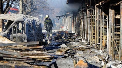 Ukraine Strikes Three Warehouses Across Russia, Killing Five, Local Officials Say