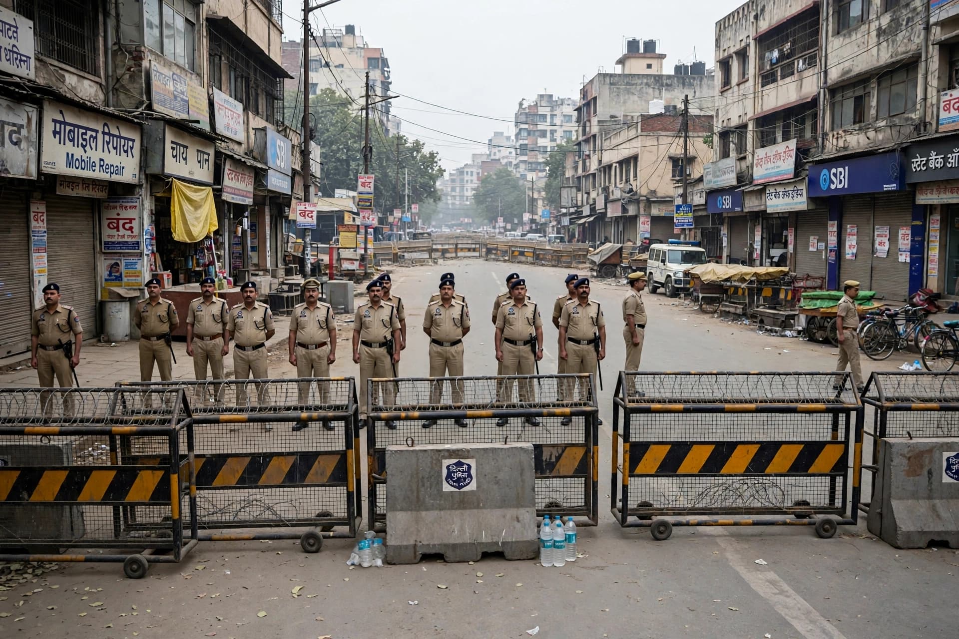 Indian opposition leader held at demo on election chief.