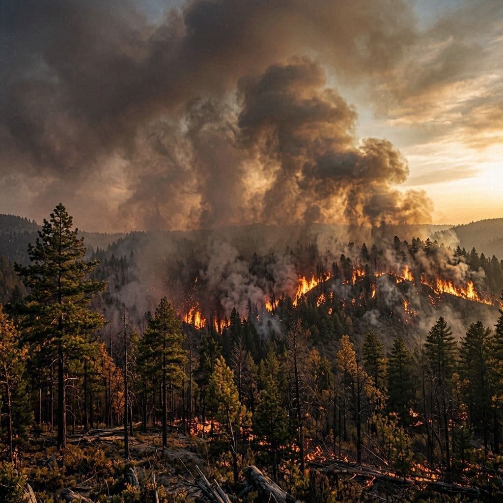 When Fires Merge: The Growing Threat Near Clinton 