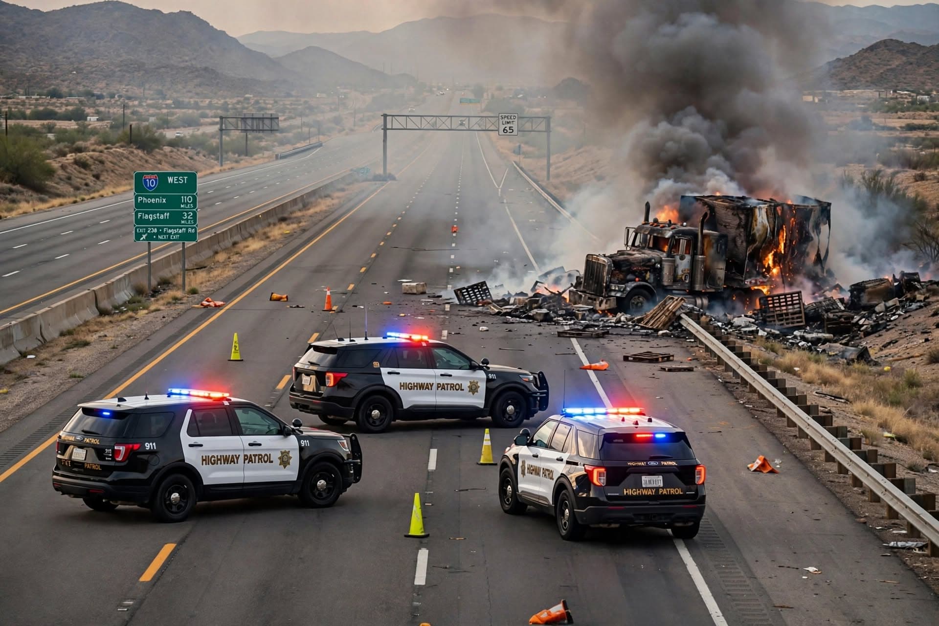 Massive Dallas highway collision: Four killed after multi-vehicle crash shuts down major traffic corridor