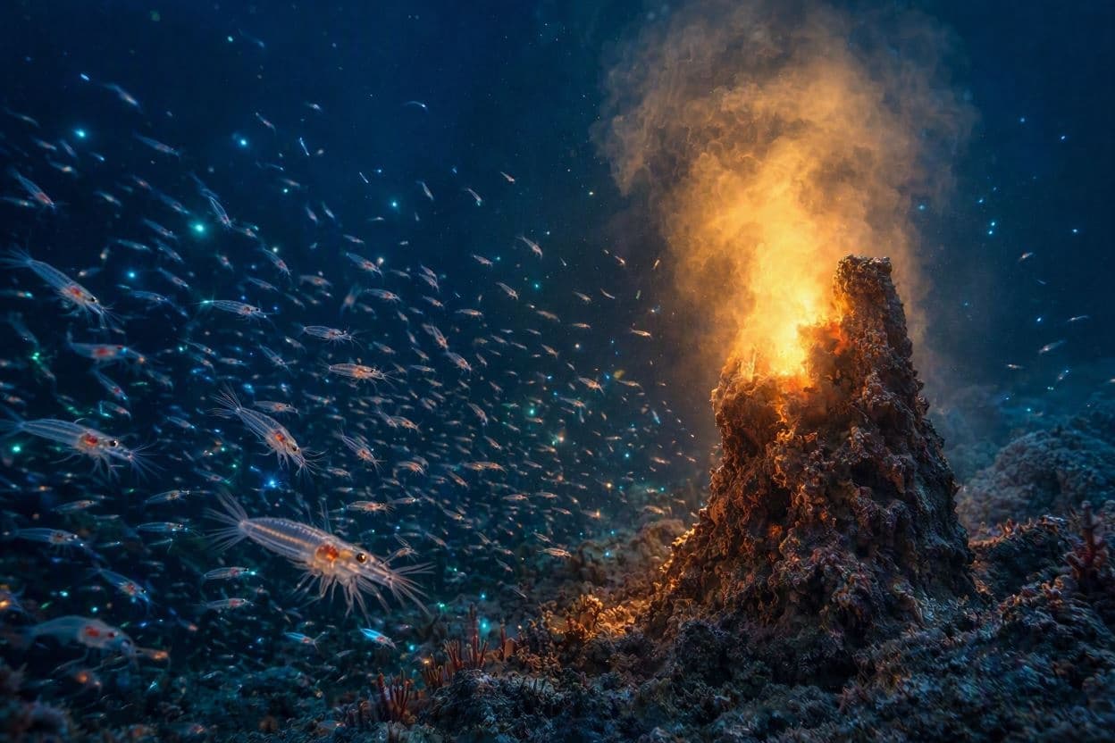 Why tiny krill are migrating to the extreme depths of hydrothermal vents