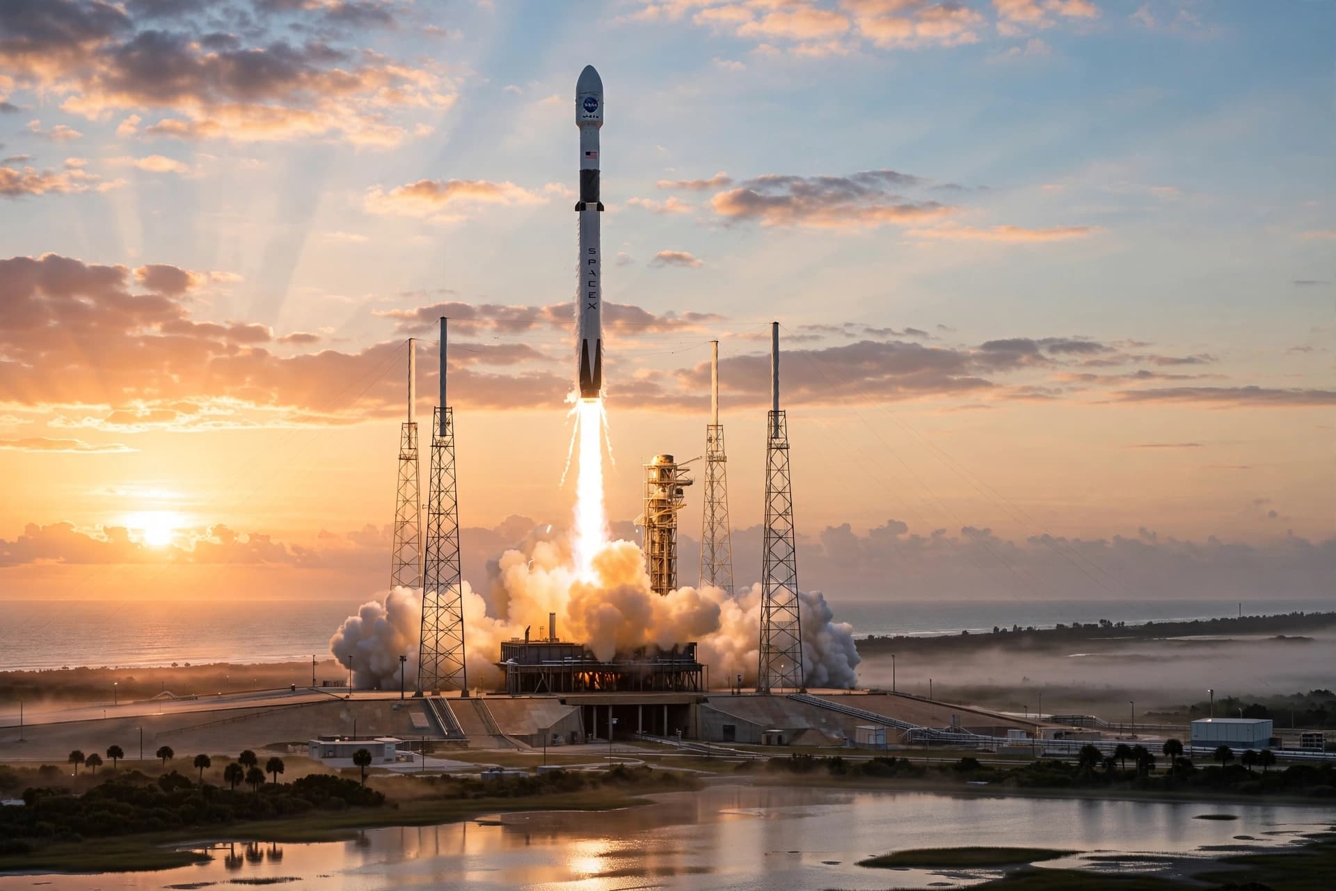 From Florida to orbit, a crew catches up with the station