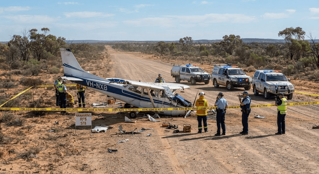 Tragedy in Outback NSW: Pilot Killed After Light Aircraft Crashes at Remote Wanaaring Airstrip