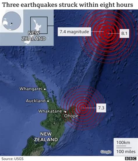 Strong Earthquake Rattles New Zealand’s South Island; Tsunami Alert Lifted