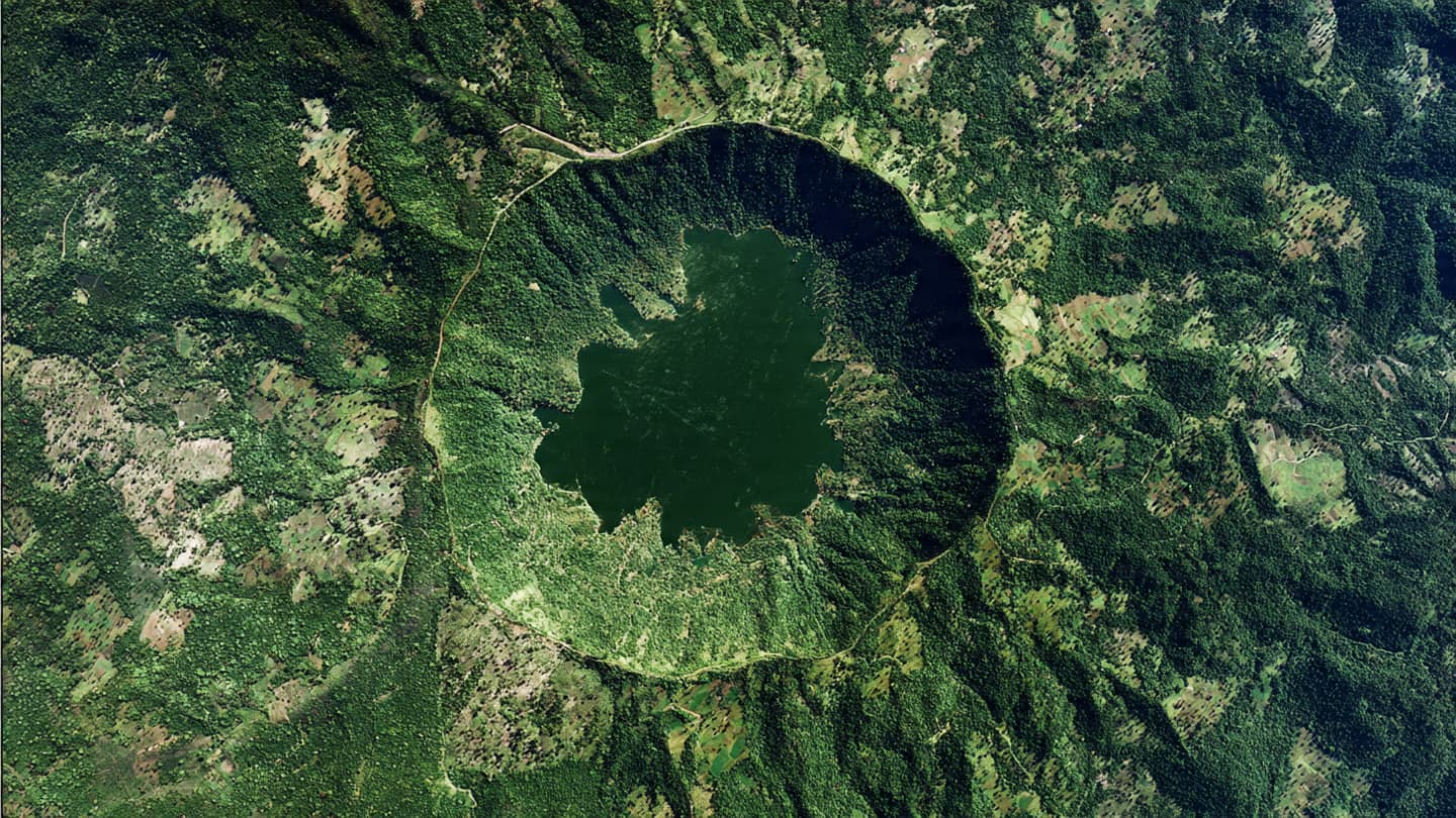 A Quiet Ghanaian Lake Still Reflects the Violence of an Ancient Cosmic Collision