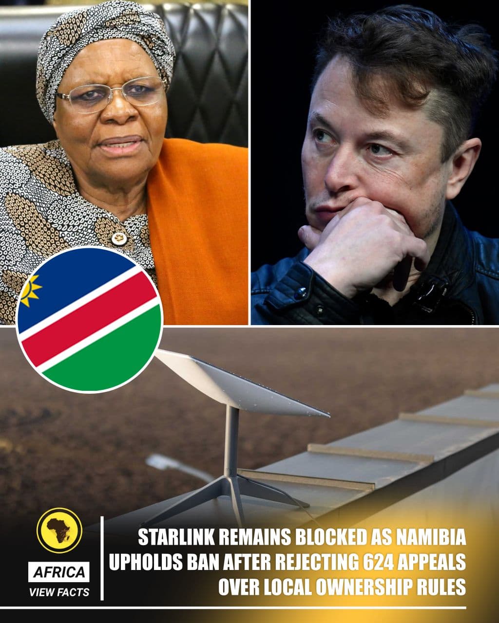 Namibia Upholds Starlink Rejection Despite Hundreds of Appeals