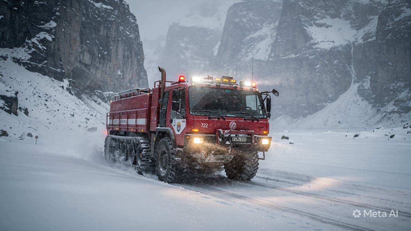 Stranded in the White Out, Reflections on an Arctic Storm in the Lonely Mountains