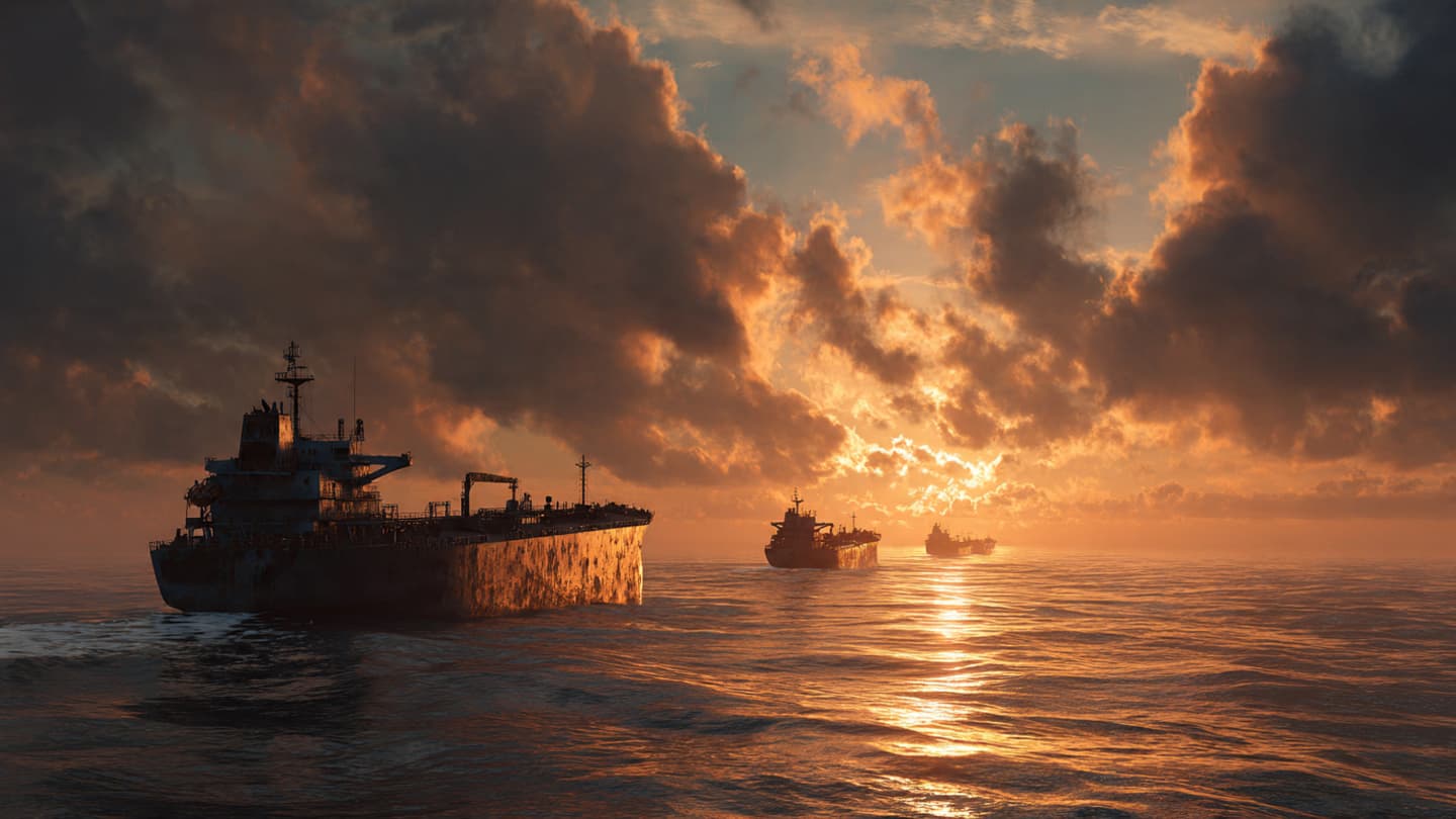 Oil Routes Tremble Beneath the Tension of the Gulf