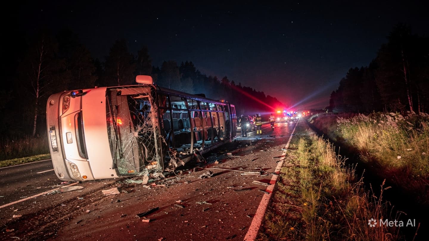 Bus Overturn Incident: Sixteen Fatalities Confirmed Following N1 Highway Accident in Western Cape Area