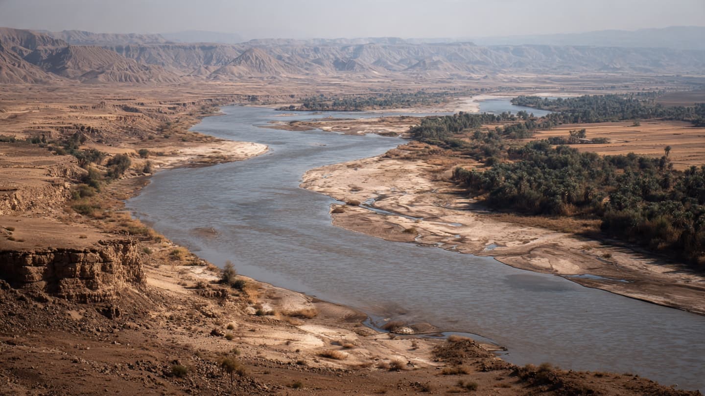 The Euphrates Carries Geological Stories Far Older Than Civilization
