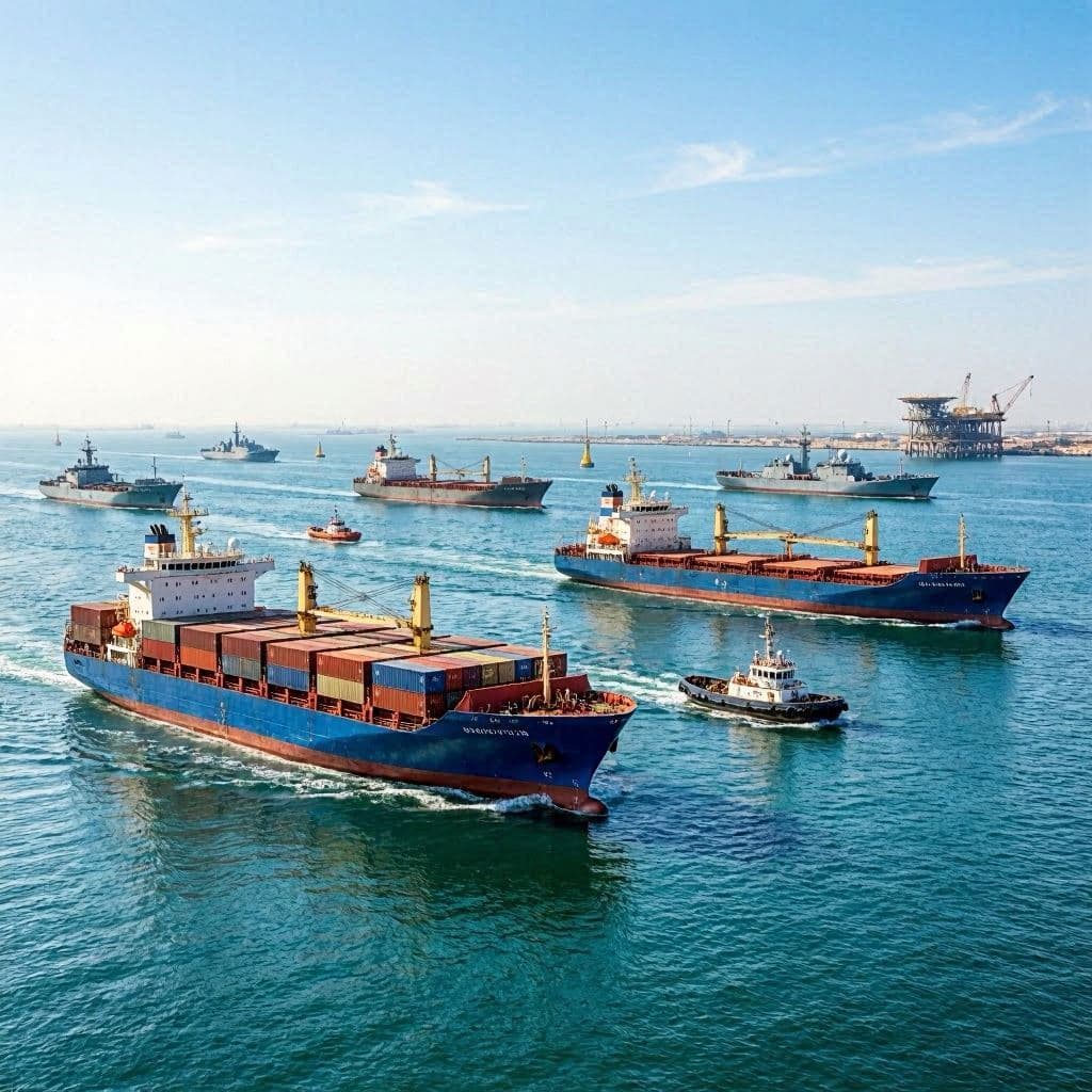 When Narrow Waters Carry Global Anxiety Across the Horizon