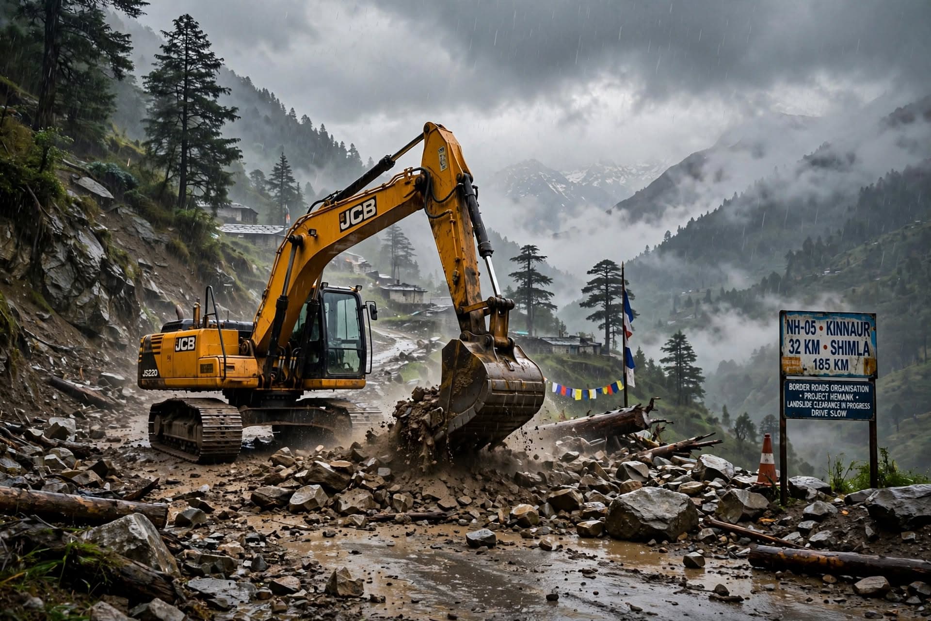 Fatal Torrential Mudslides Strike Hill Towns in Northern India After Relentless Seasonal Rainfall