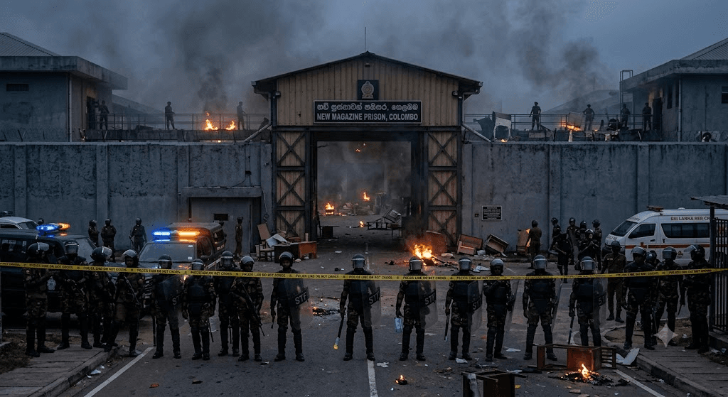 Deadly Prison Riots in Sri Lanka: At Least 3 Dead, 24 Injured as Violence Erupts Across Two Facilities