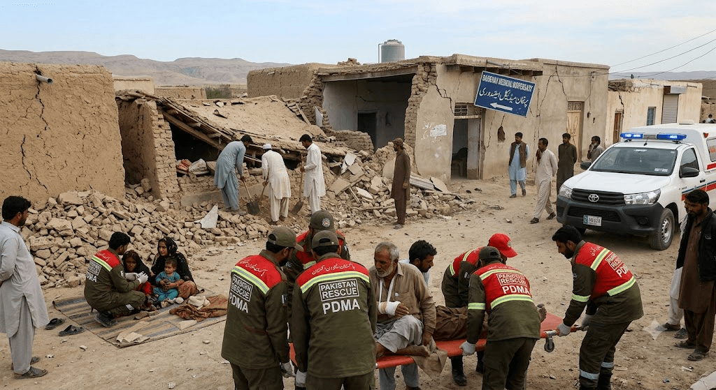 Quake Strikes Barkhan: 3 Injured and Panic Spreads as 5.2-Magnitude Earthquake Jolts Balochistan