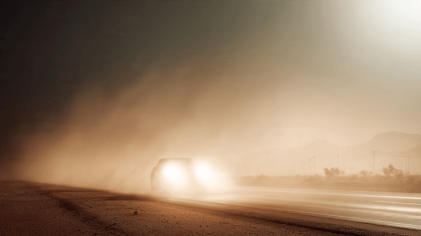 In the Grip of the Khamsin, Tracking the Ghostly Shapes of Silent Freight