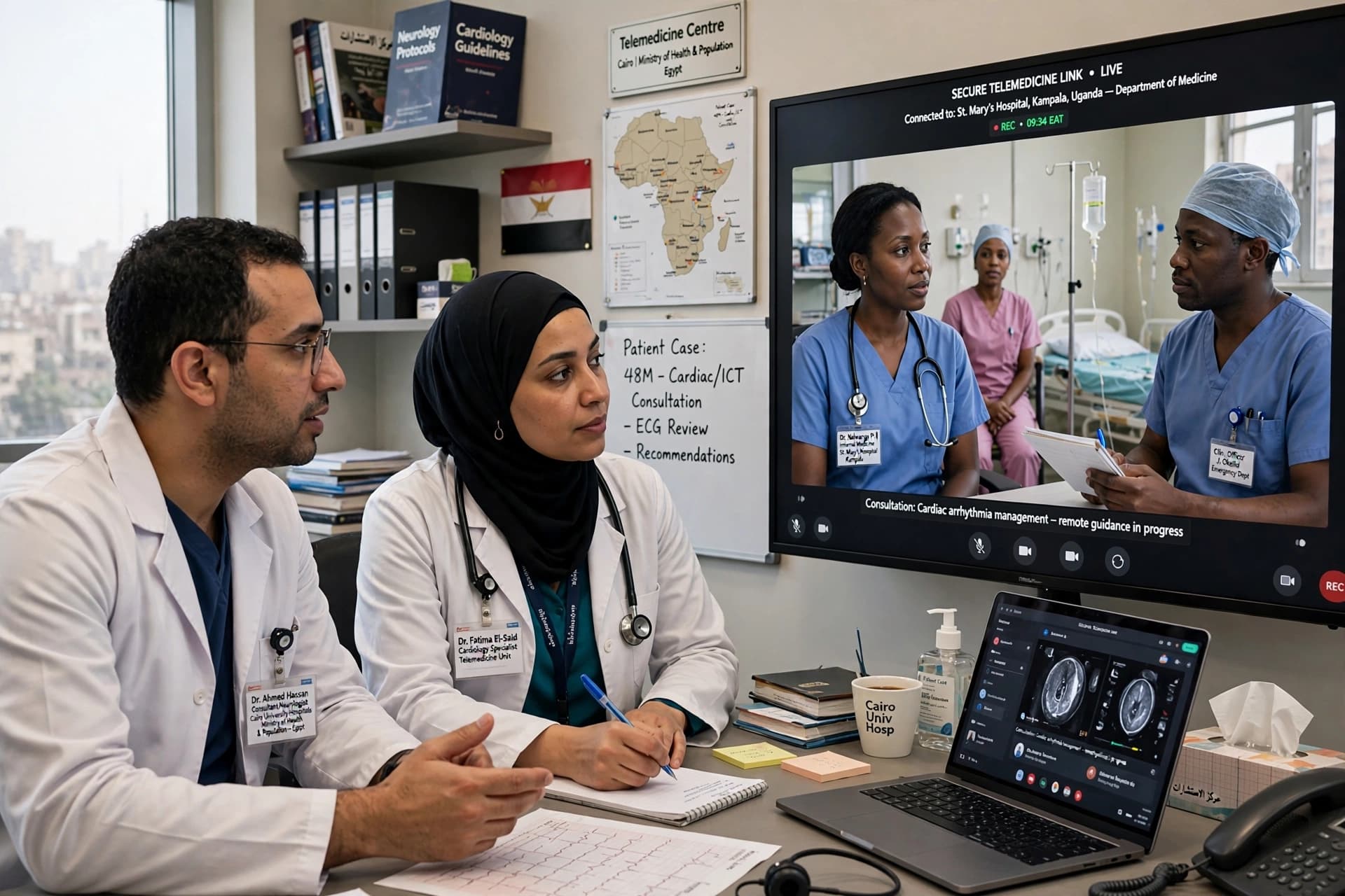 Between Cairo and African Communities: Egypt’s Healthcare Ambitions Move Through Training, Technology, Investment, and Care