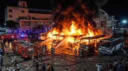 Inferno at Bhopal ISBT: Massive Fire Engulfs Multiple Buses at Major Transit Hub