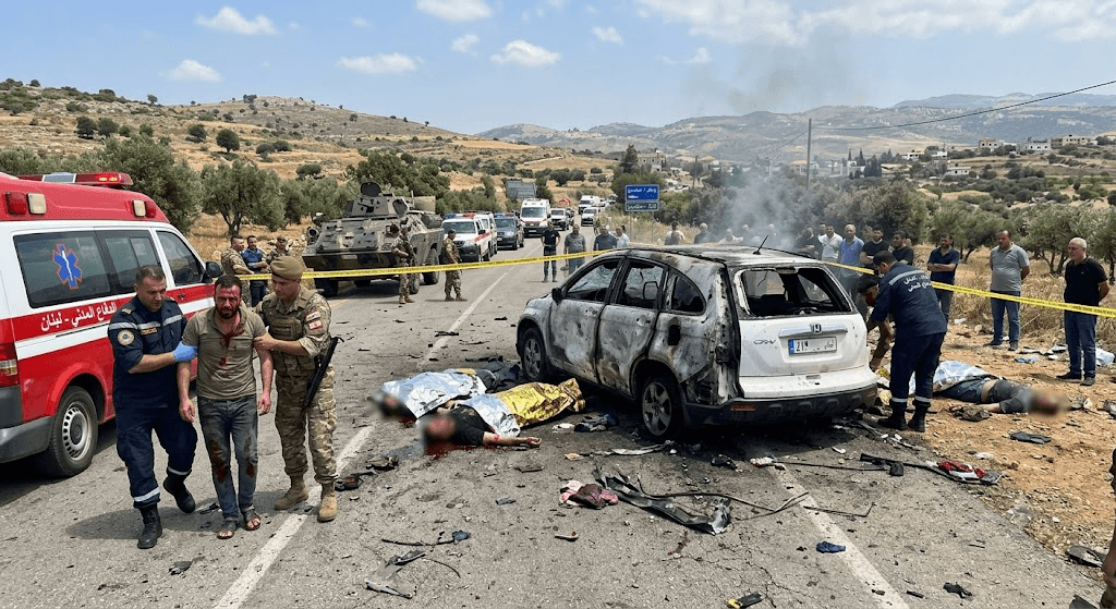 Deadly Escalation: Israeli Drone Strike on Vehicle Kills 3 in Southern Lebanon