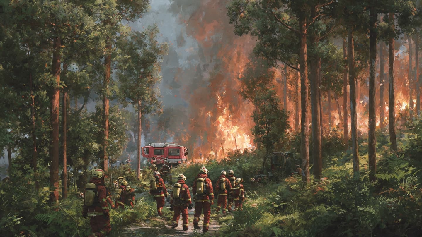 France Battles New Wildfire Threat as Extreme Heat Persists