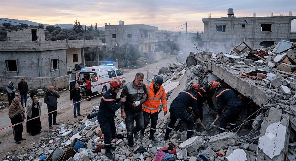 Overnight Israeli Airstrikes Hit Southern Lebanon, Leaving Several Injured
