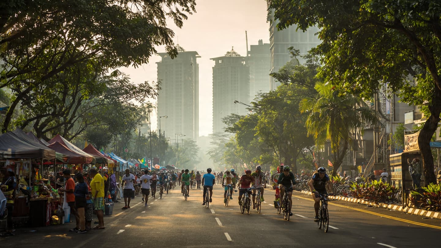 When traffic disappears, community life quietly takes center stage