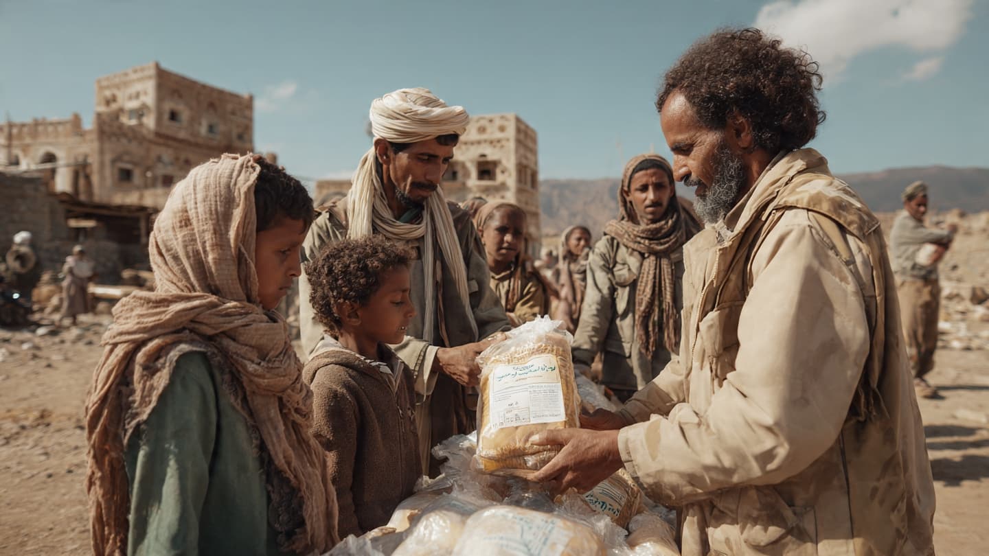 Beneath Yemen’s Fragile Horizon, Hunger Deepens as Millions Wait for Food Across a War-Torn Landscape