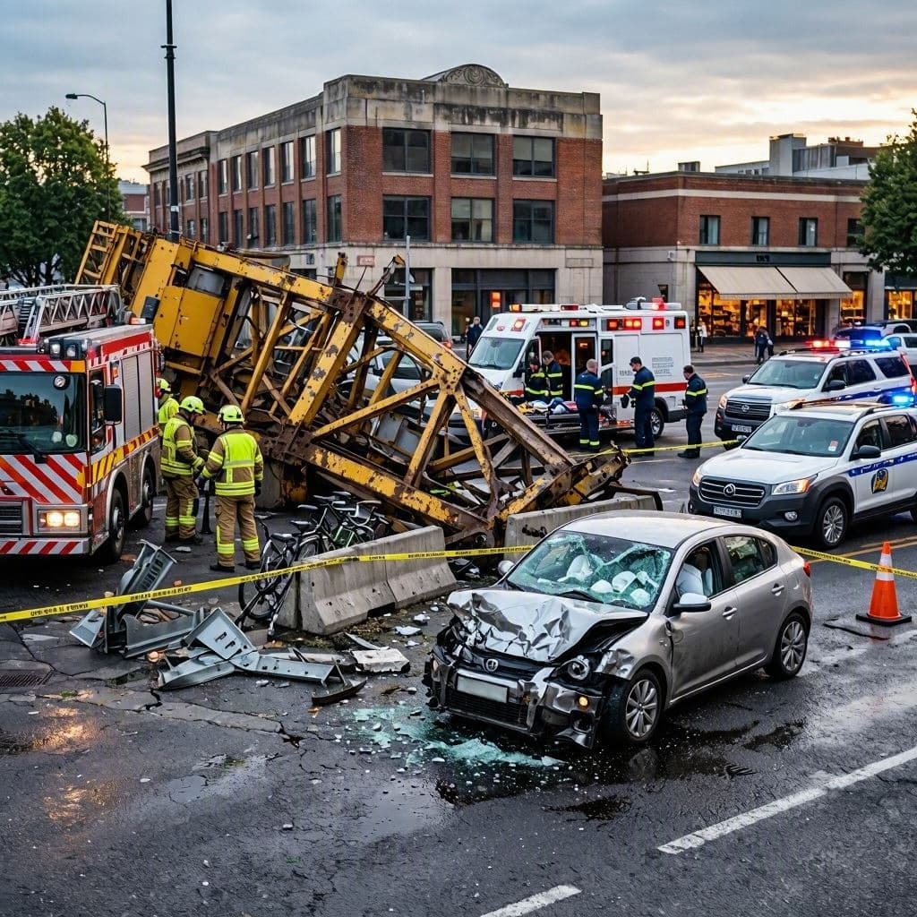 Chaos in Brickell: The Day a Rig Fell