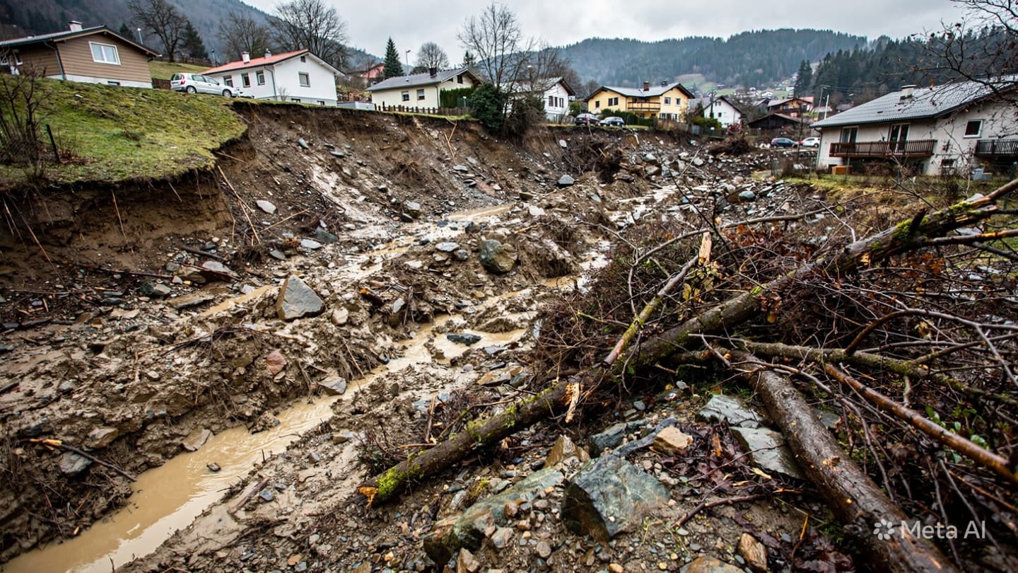 Emergency Alert: Landslide Hits Kyoto Prefecture Following Intense Storms and Saturated Soil Conditions Today