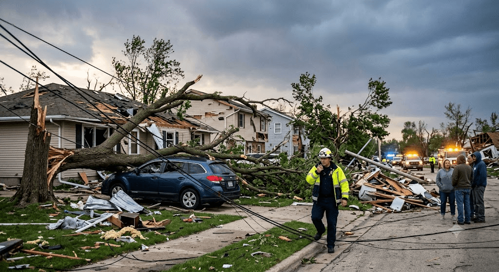Crisis in Wisconsin: Thousands Without Power as Local State of Disaster Declared, Residents Urged to Shelter in Place