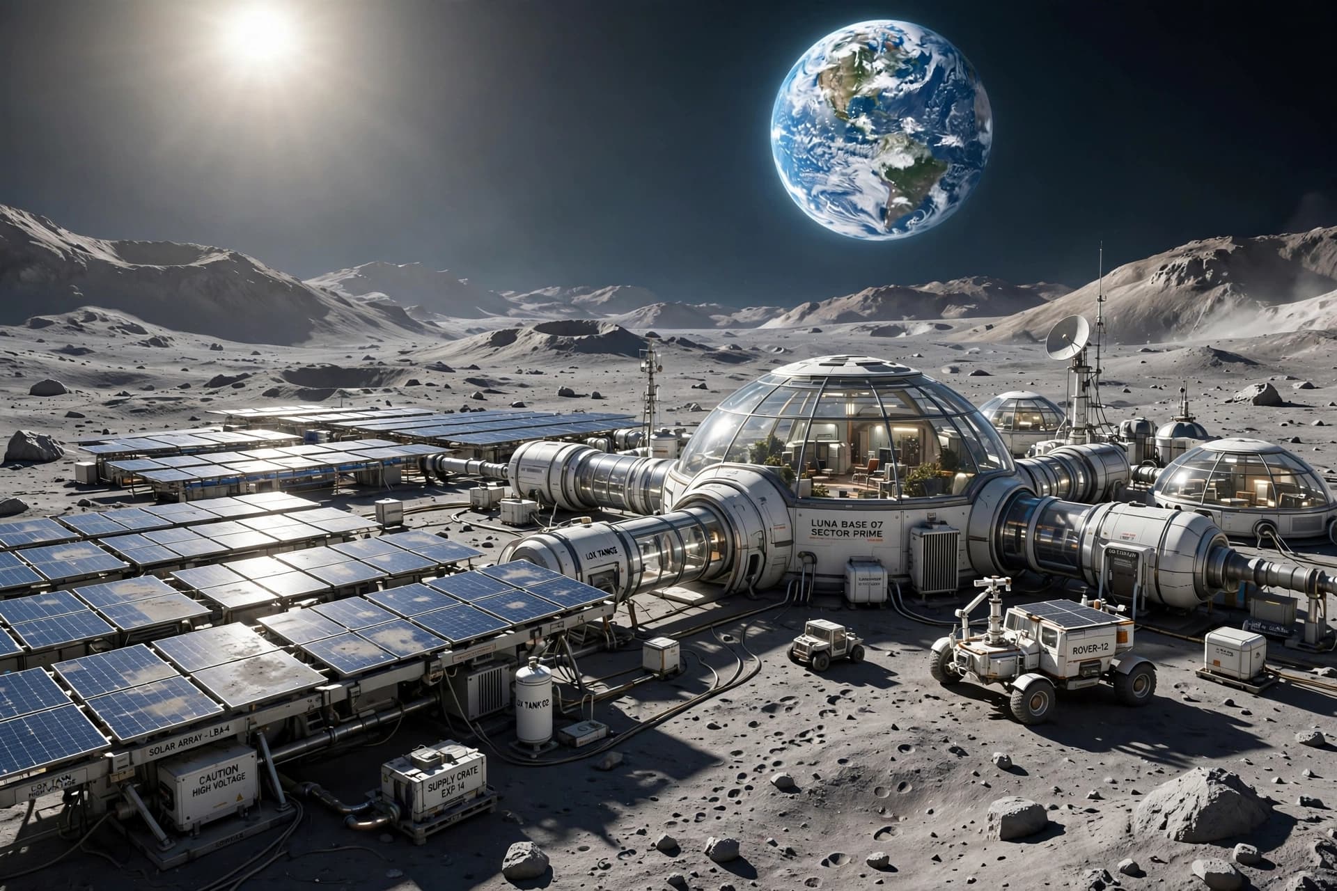 Water scarcity may limit the size of future Moon colonies